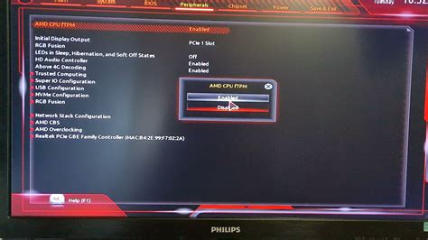 aorus tpm enable|Enable TPM 2.0 Gigabyte B450 Aorus Elite .
